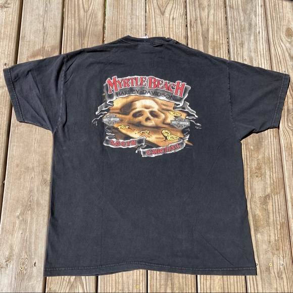 Vtg Harley-Davidson 2002 Myrtle Beach Spring Bike Week Shirt Cruisin The Coast - Picture 4 of 8